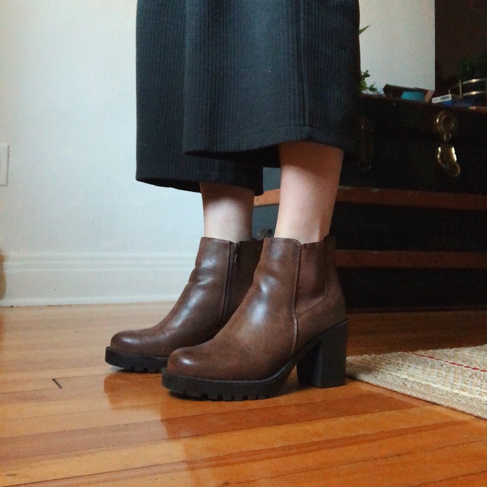 Aldo ankle heel boots